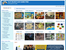 Tablet Screenshot of playonlineflashgamesfree.com